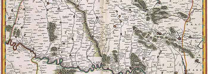 ₴ Древние карты высокого разрешения "Украина, Подолье" - Боплан Гийом Левассер де